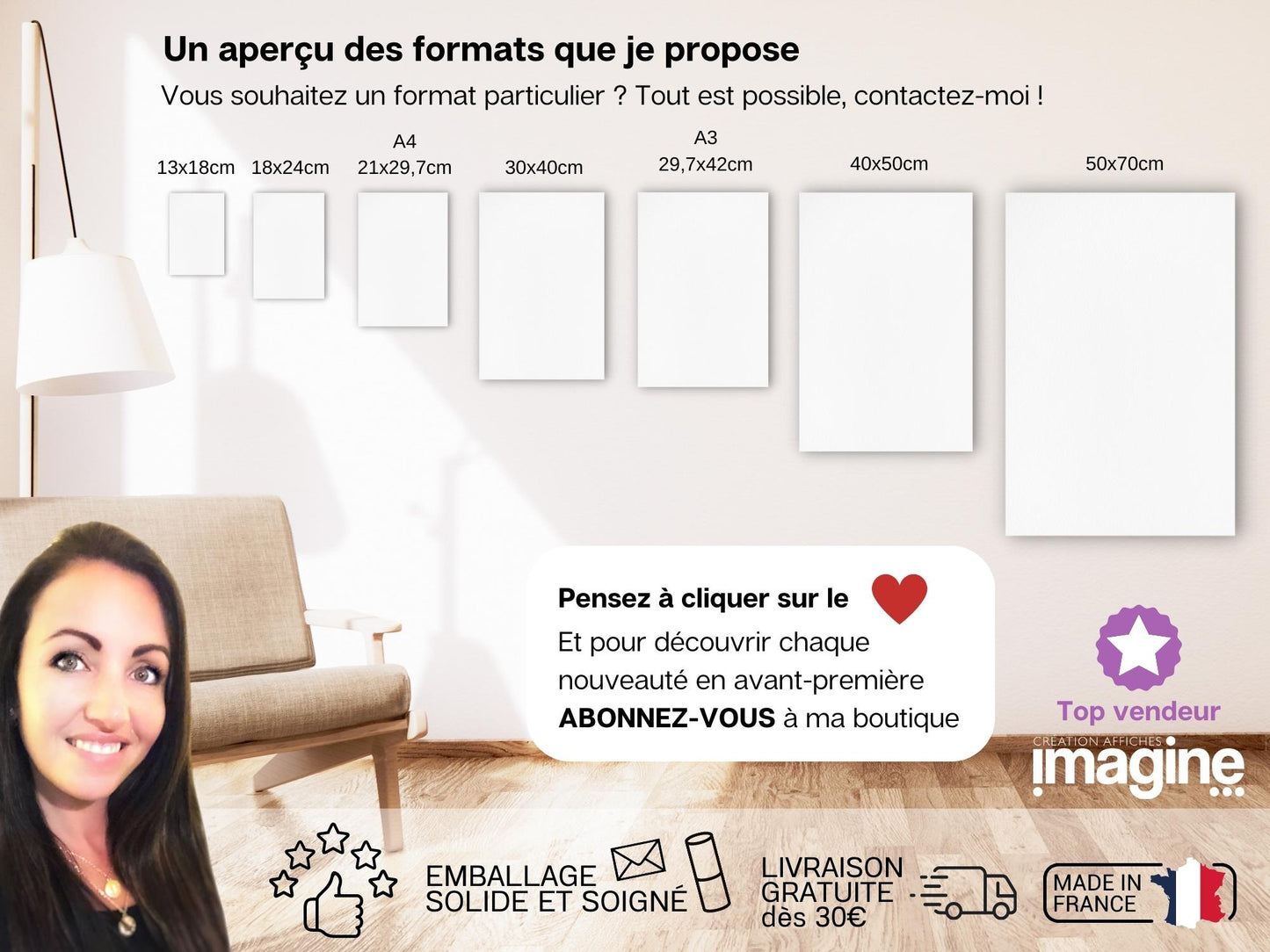 Affiche les véhicules et engins à moteur personnalisable