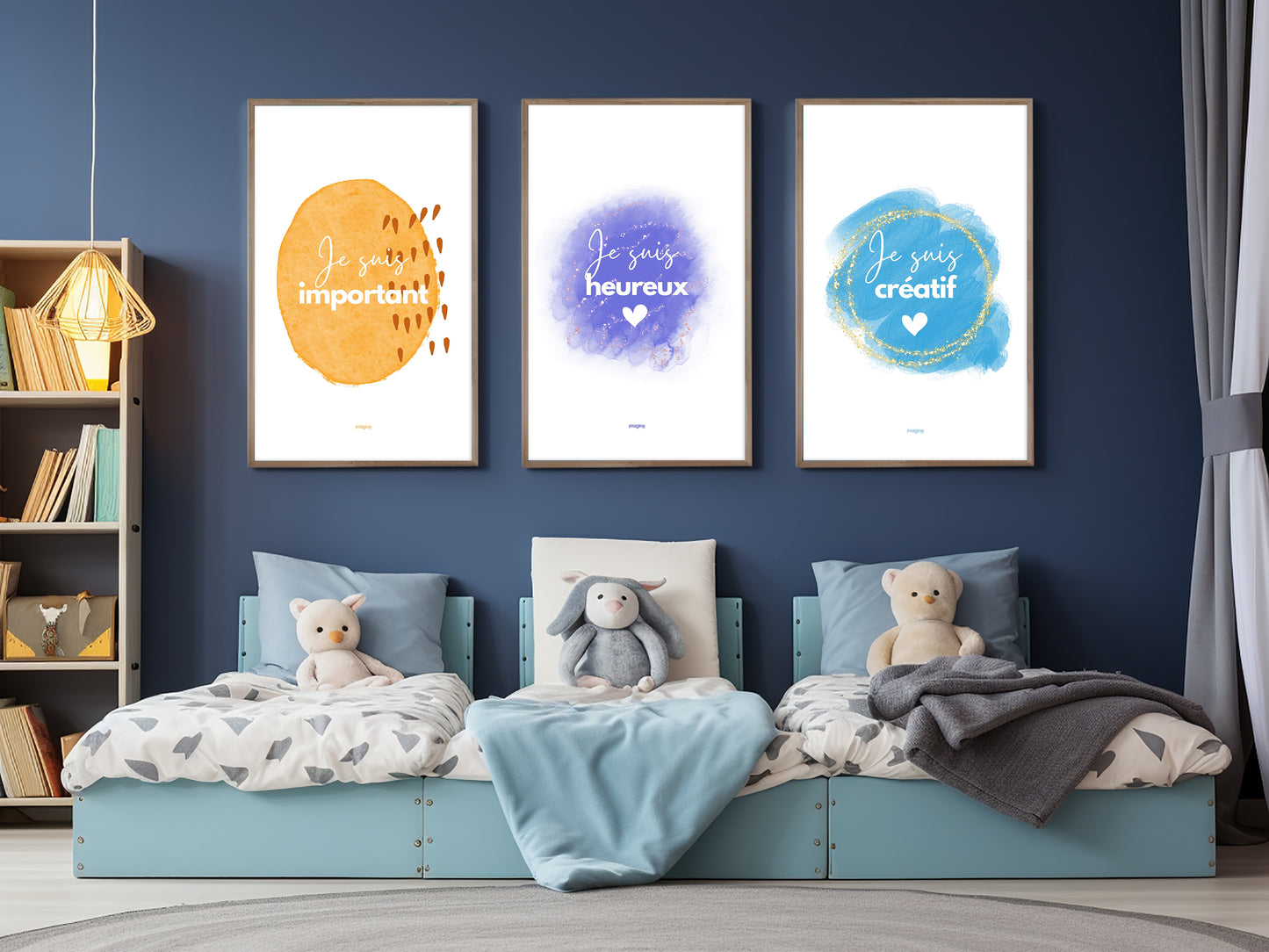 Affiches d'affirmations positives