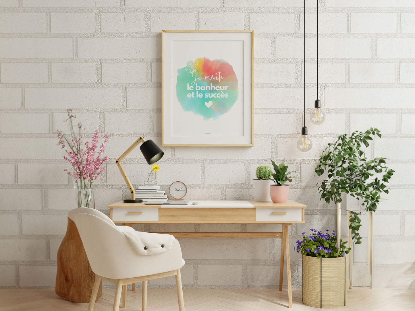 Affiches d'affirmations positives