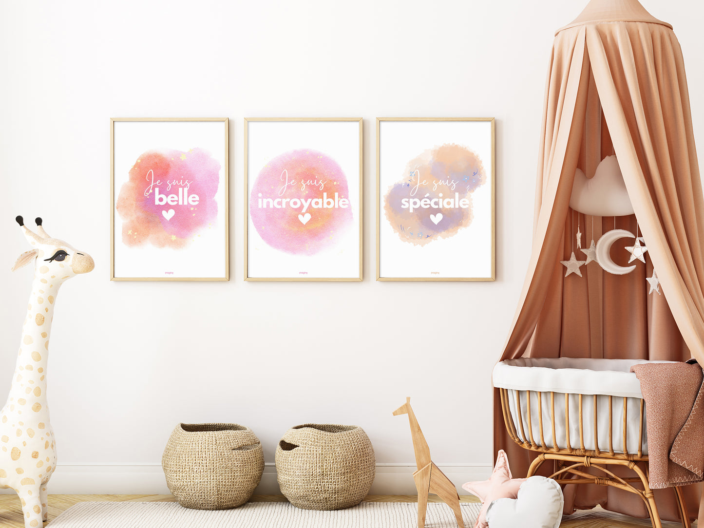 Affiches d'affirmations positives