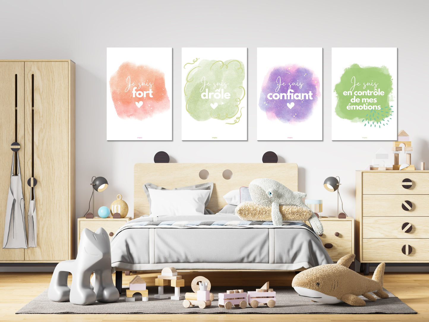 Affiches d'affirmations positives