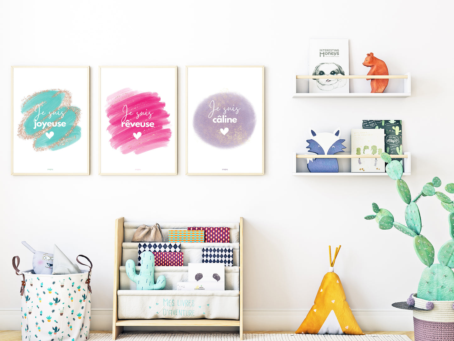 Affiches d'affirmations positives