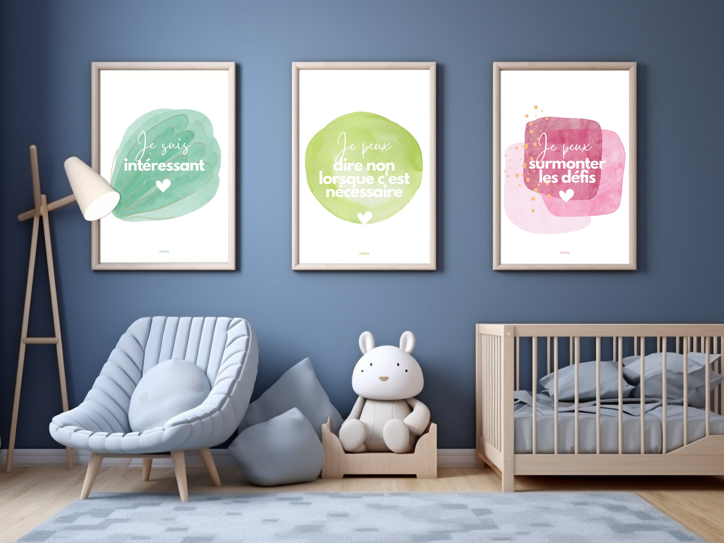 Affiches d'affirmations positives