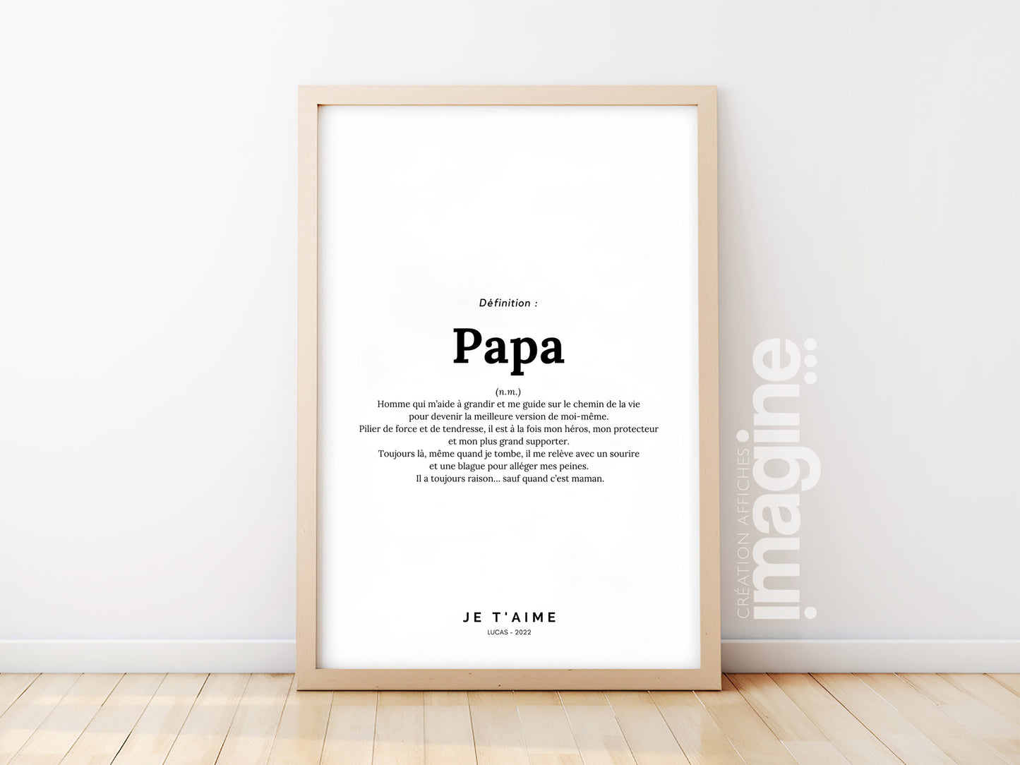 Mom definition poster - mother's day - birthday - happy mom's day - love word quote - ideal gift - child baby to mom