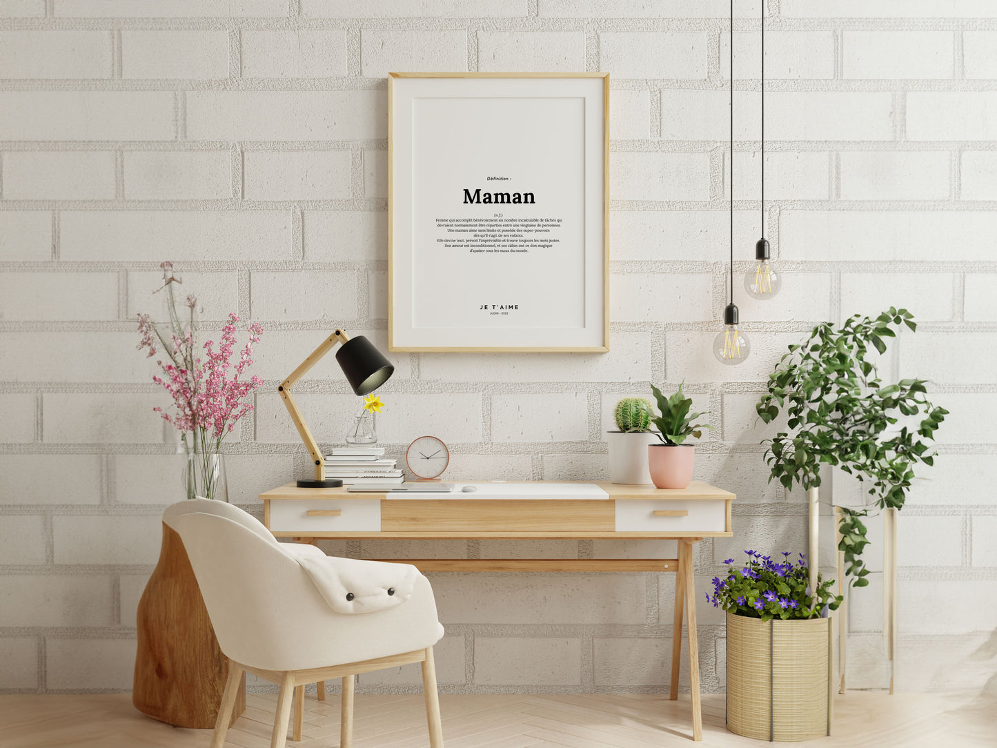 Mom definition poster - mother's day - birthday - happy mom's day - love word quote - ideal gift - child baby to mom