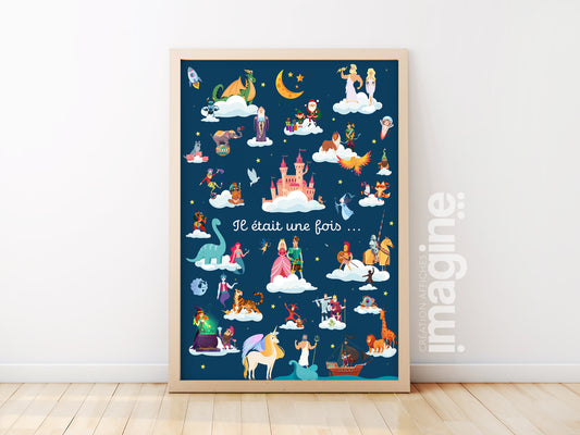 Affiche "Contes et histoires" pour trouver l'inspiration