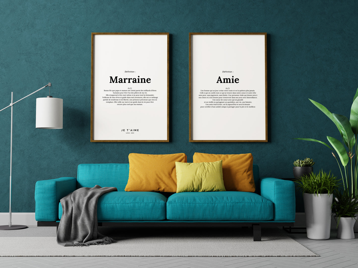 Affiche définition amie