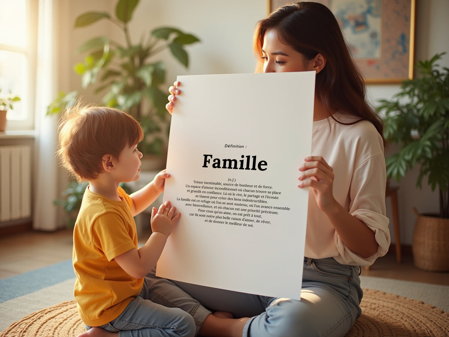 Affiche définition famille