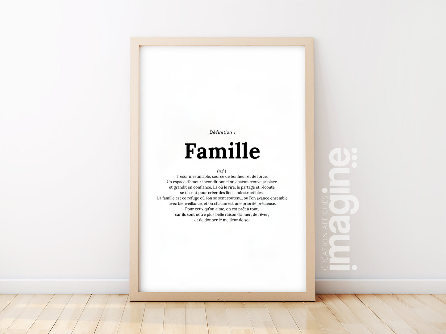 Affiche définition famille