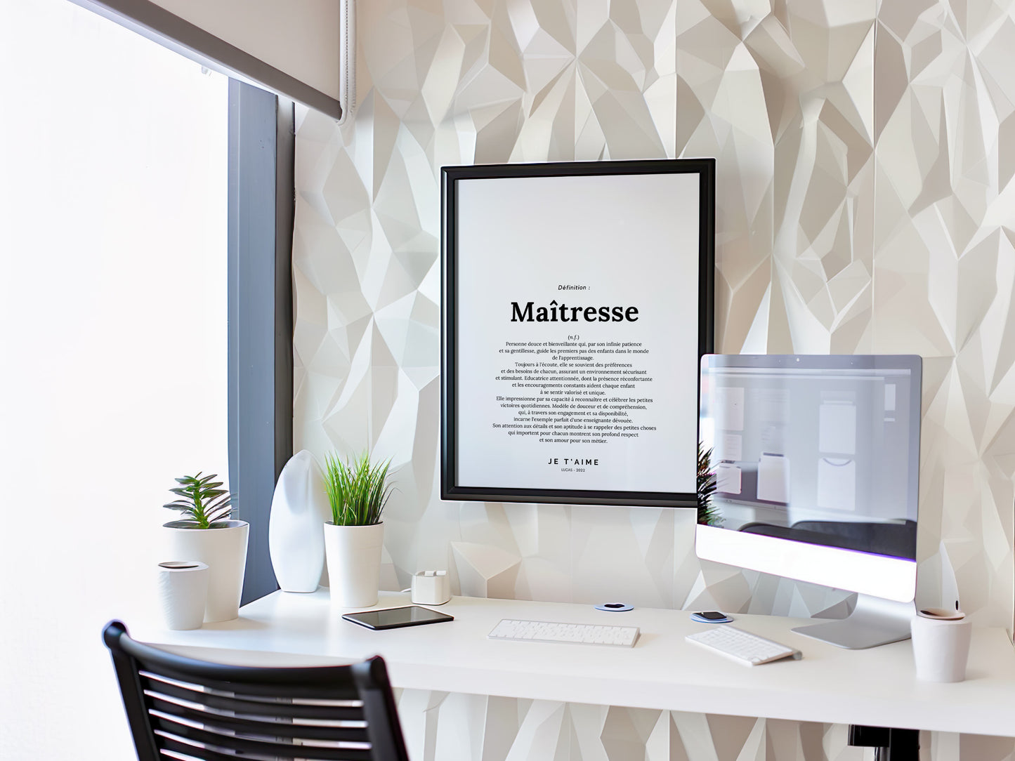 Affiche définition maîtresse