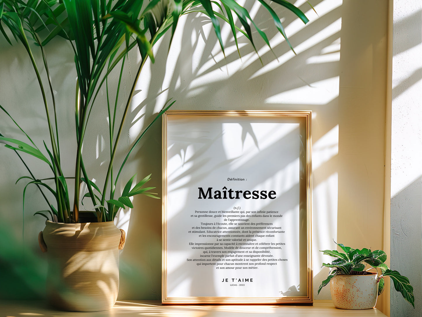 Affiche définition maîtresse