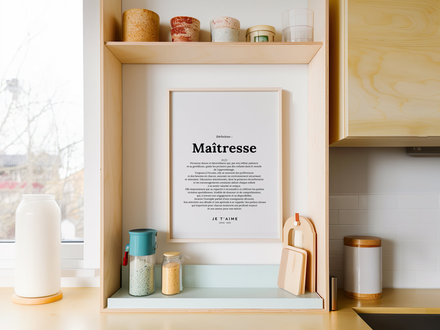 Affiche définition maîtresse