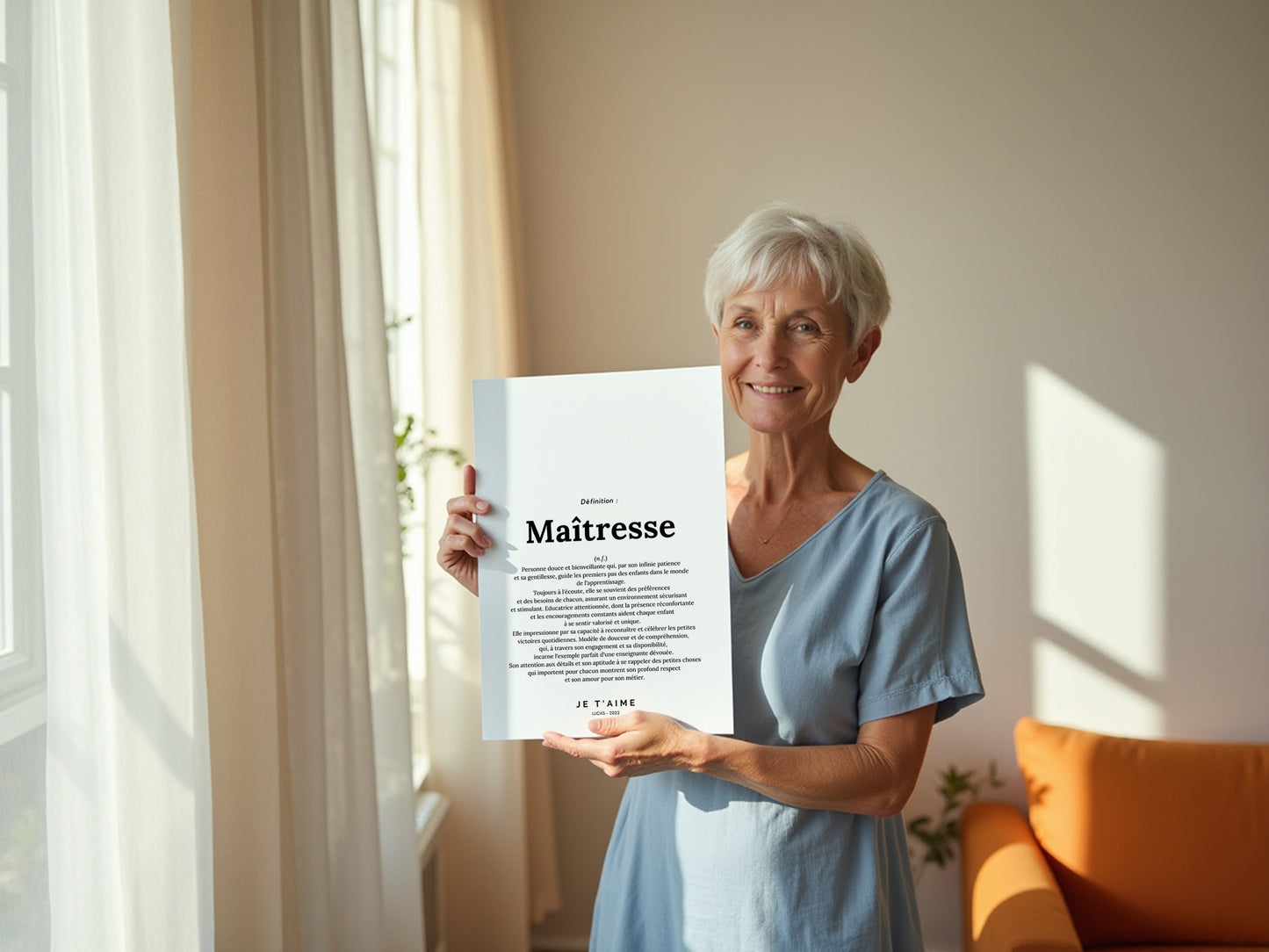 Affiche définition maîtresse