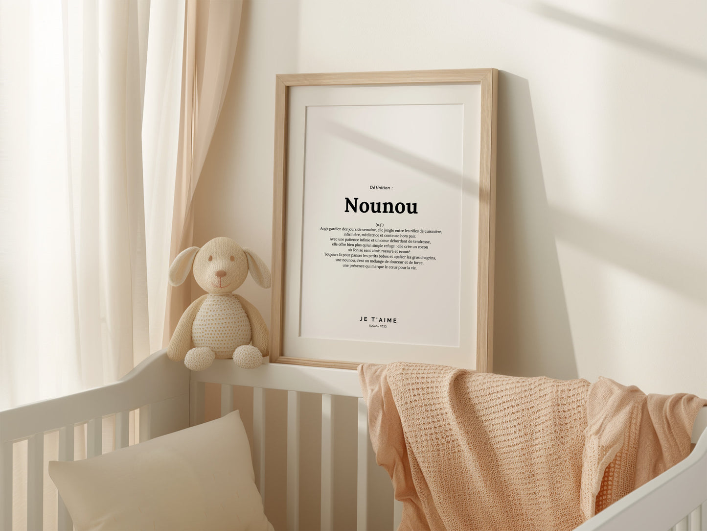 Affiche définition nounou
