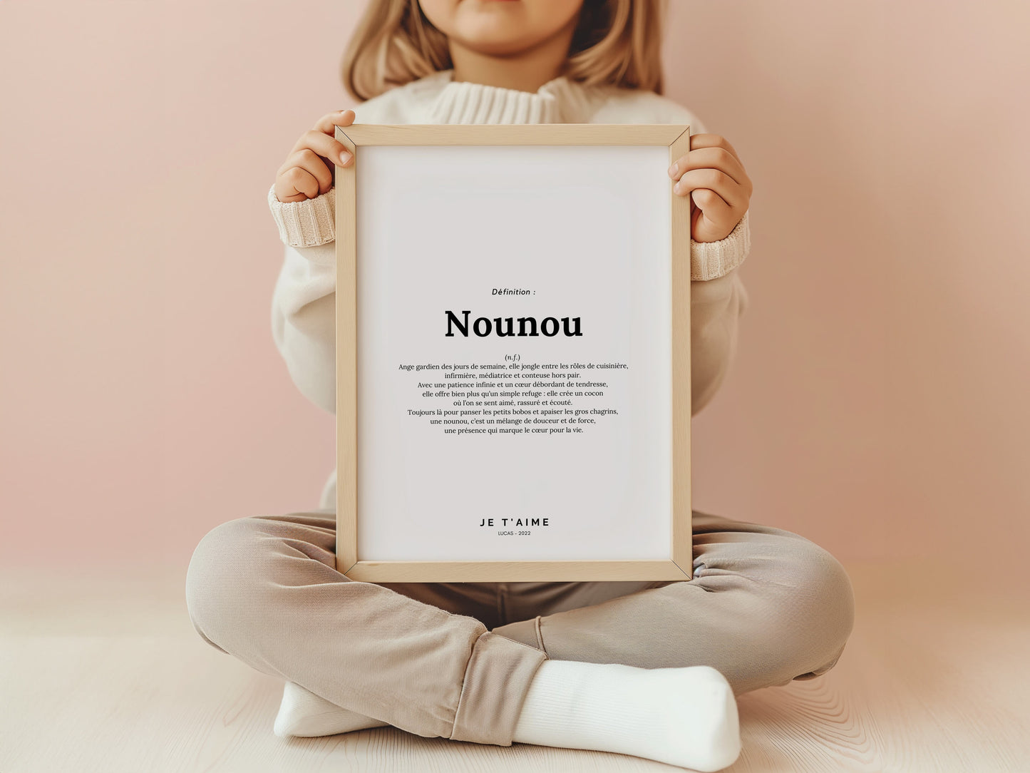 Affiche définition nounou