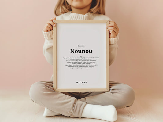 Affiche définition nounou