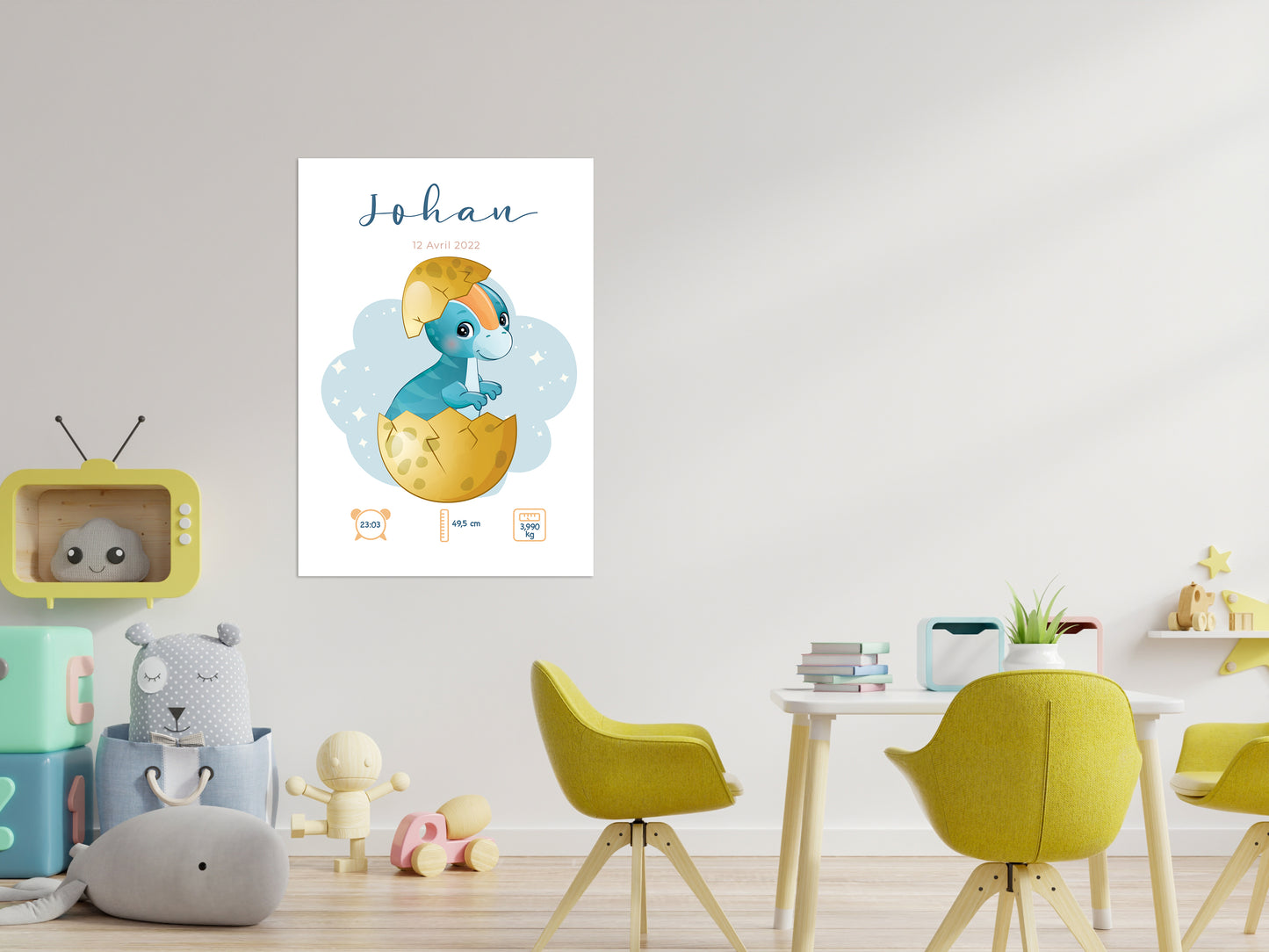 Personalized birth poster "Koala"