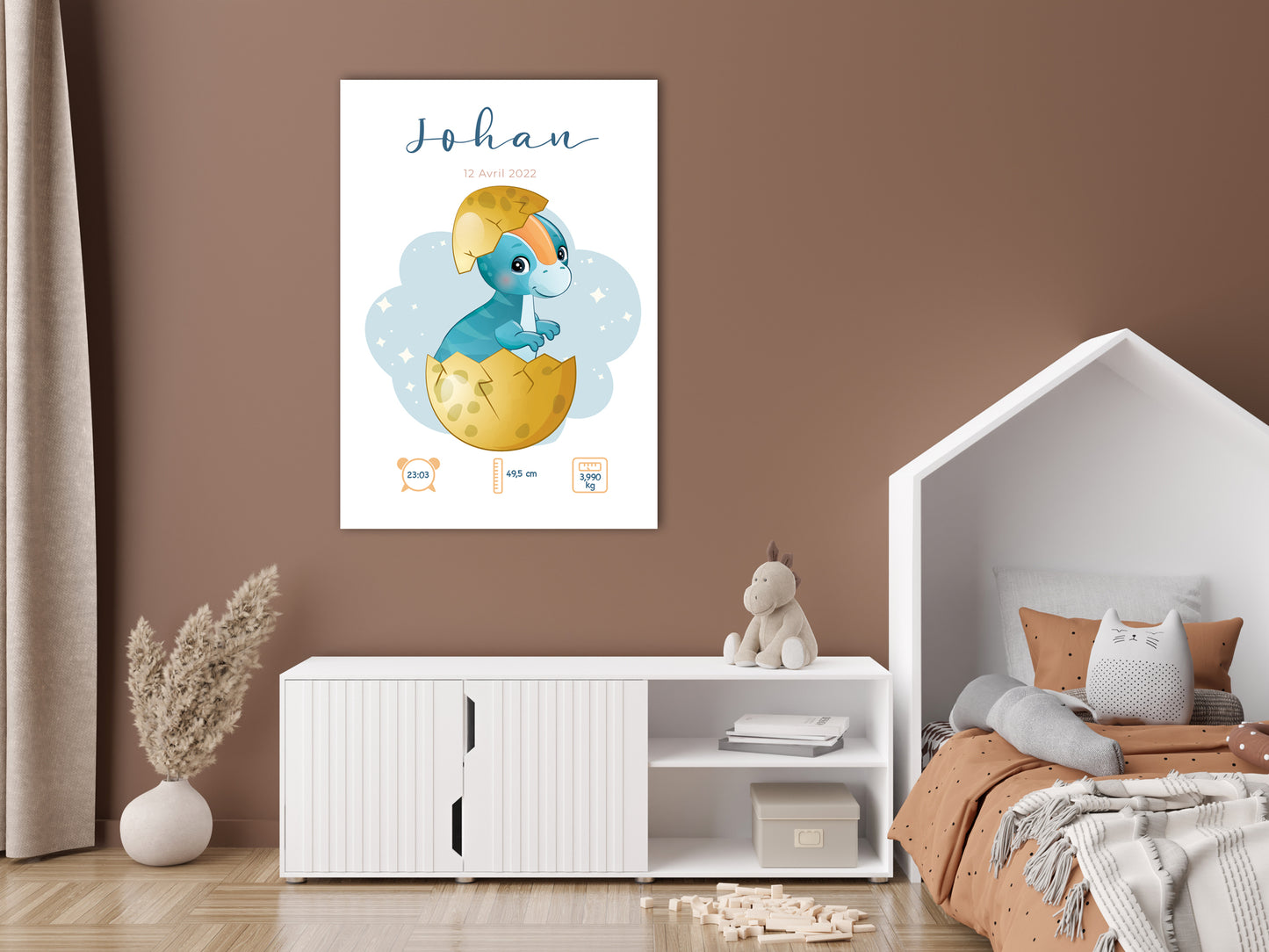 Personalized birth poster "Koala"
