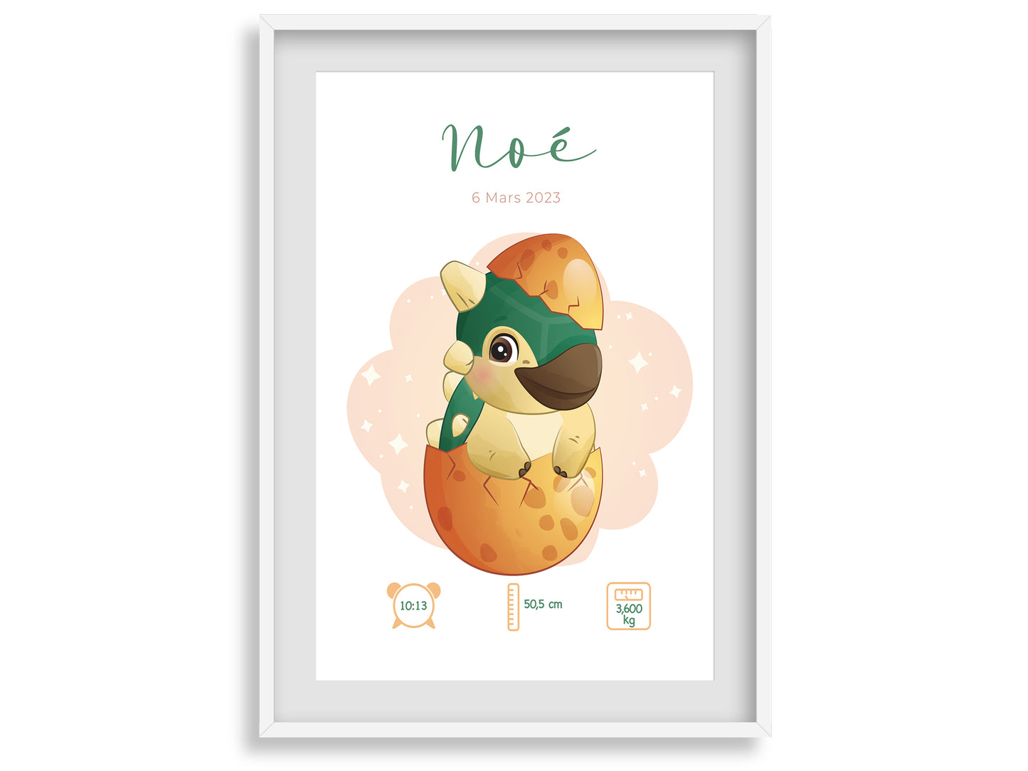 Personalized birth poster "Koala"