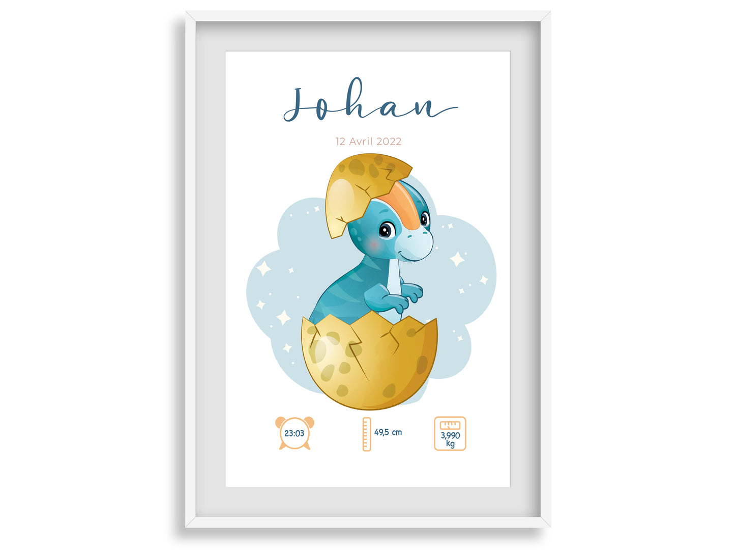 Personalized birth poster "Koala"