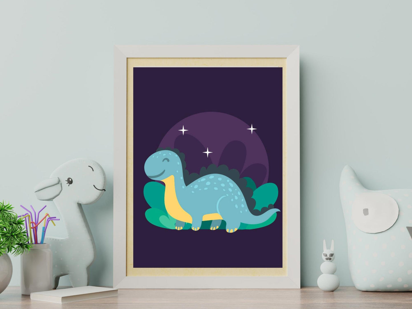 Dinosaur Posters for Children's Room - Decoration for Boy or Girl - 3 Prehistory Posters - Gift Idea - Quality Print