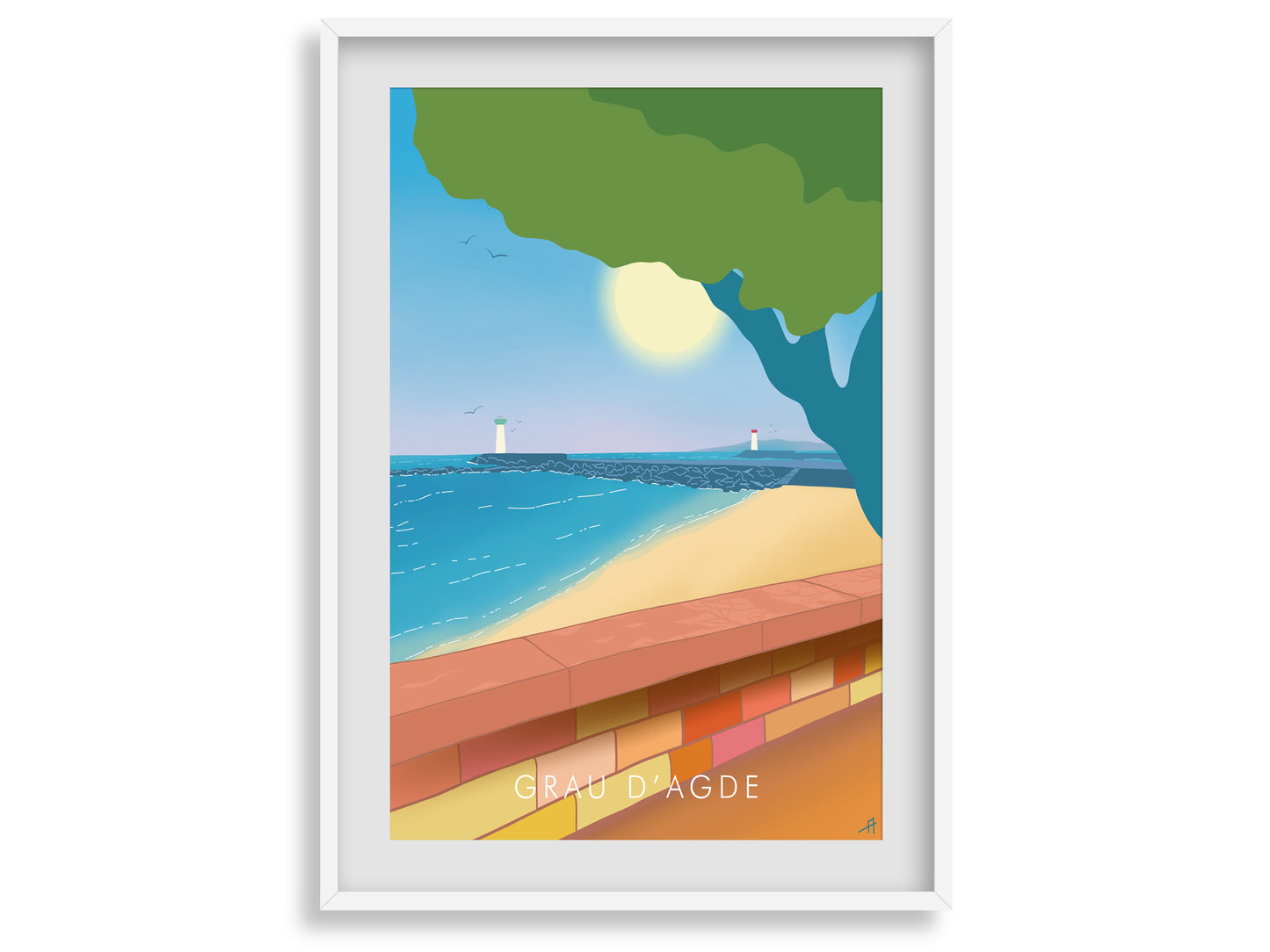 Grau d'Agde dans l'Hérault en France