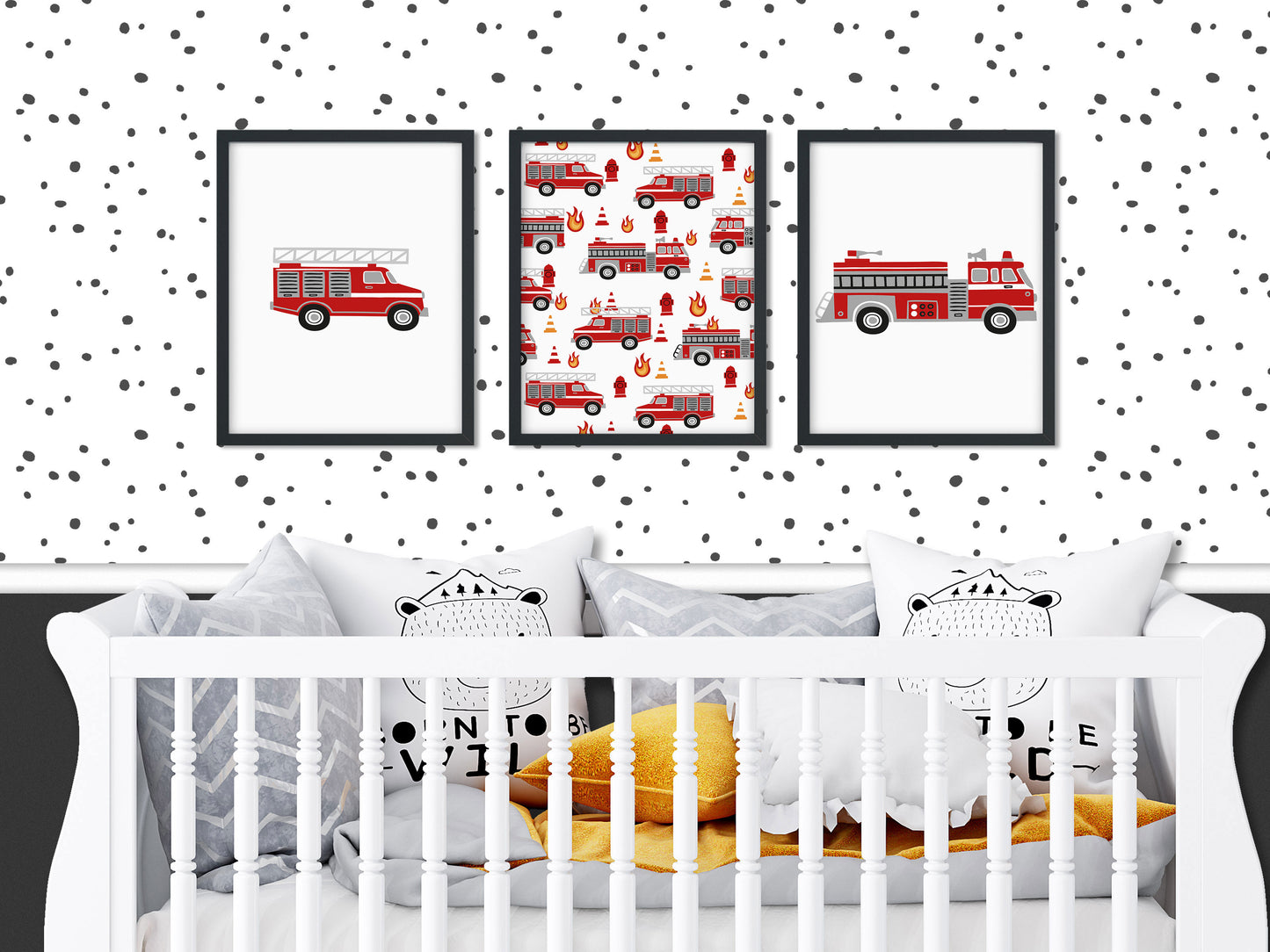 3 Affiches Thème Pompier pour Enfants | Éveillez l'Héroïsme et l'Imagination