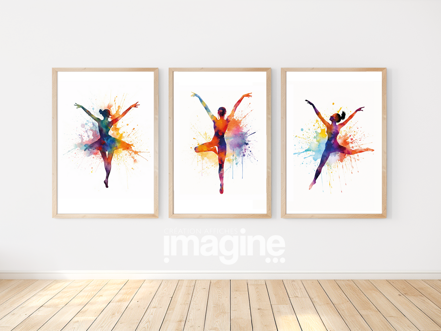 3 affiches gymnastique rythmique