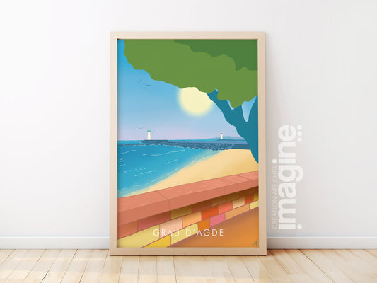 Grau d'Agde dans l'Hérault en France
