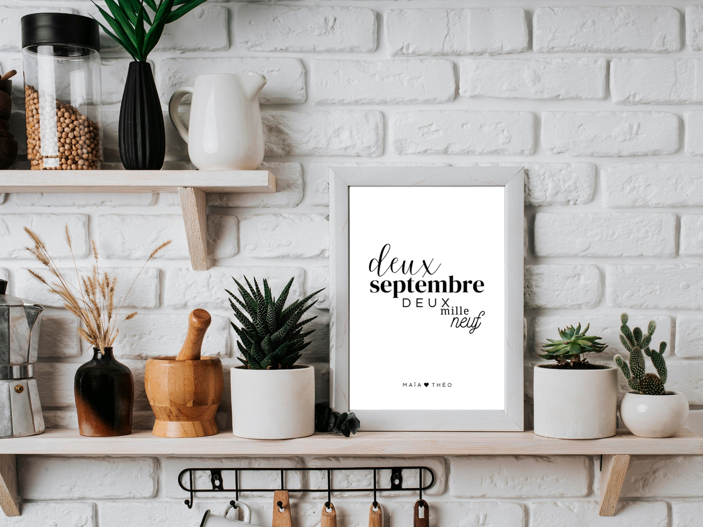 Customizable date poster in word letter