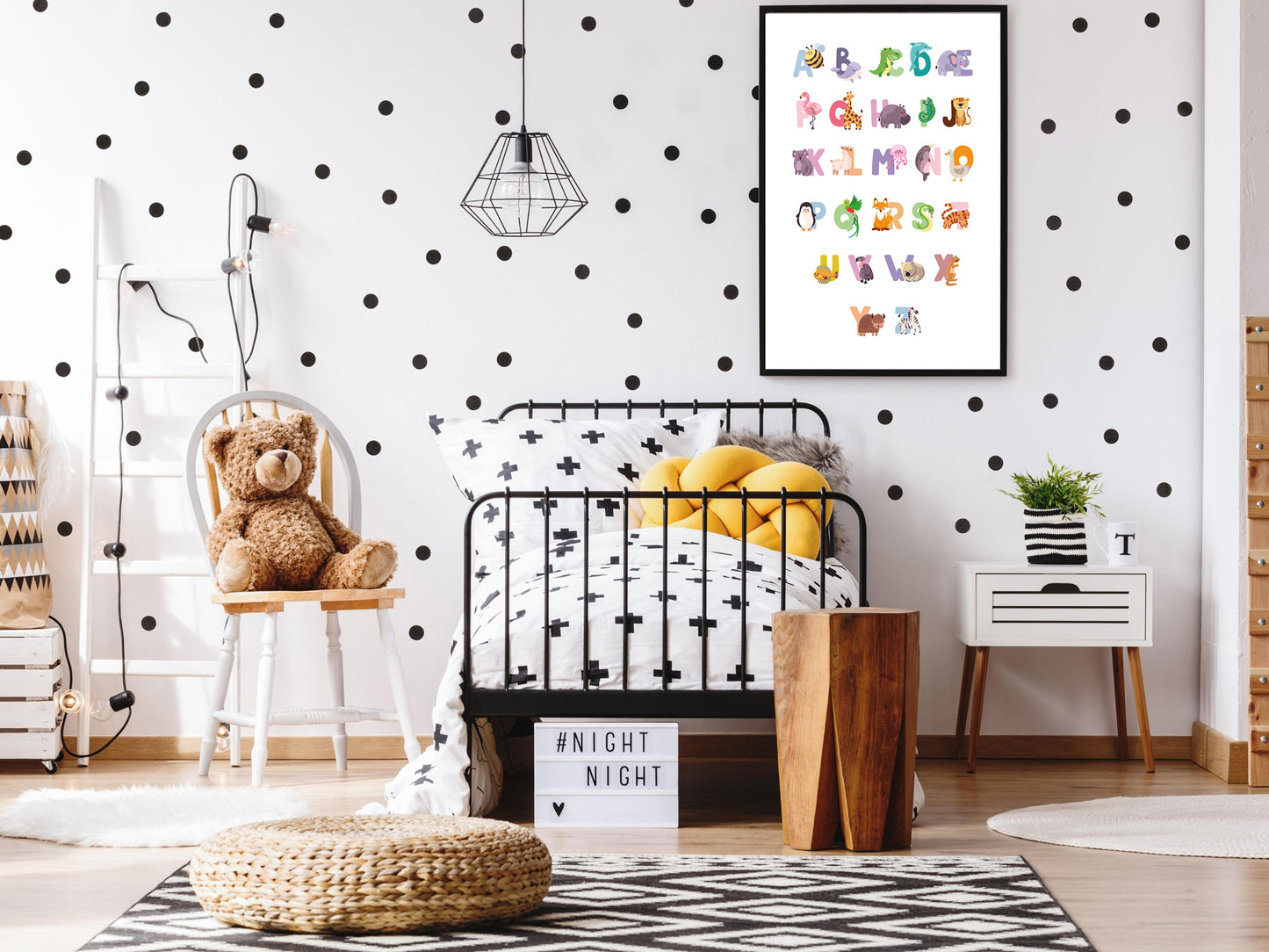 Abécédaire Animaux Coloré - Affiche Éducative et Ludique pour Éveil d'Enfant