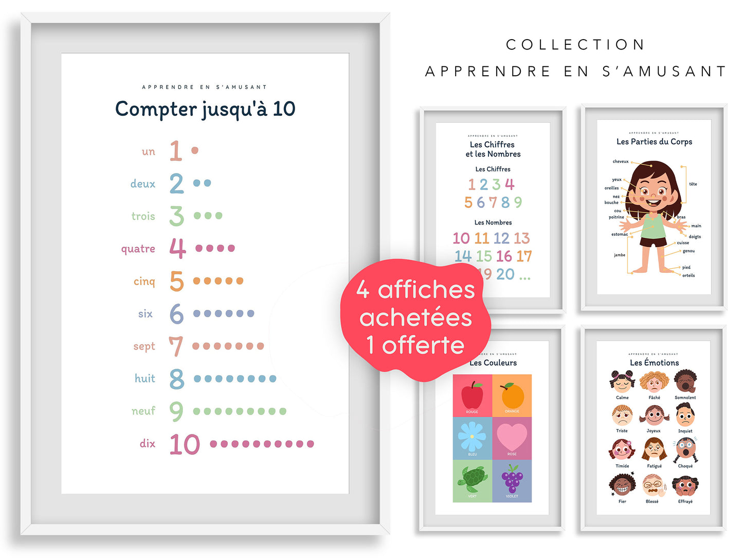 Poster Learn to Count to 10