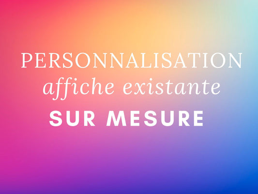 Personnalisation texte