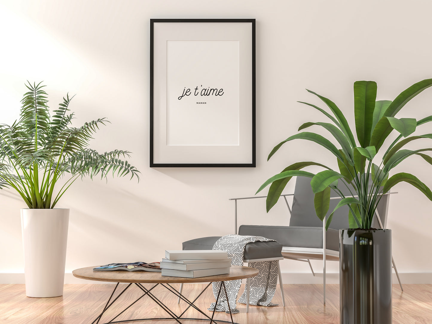 Poster I love you "mom" "dad" "papi" ... to personalize