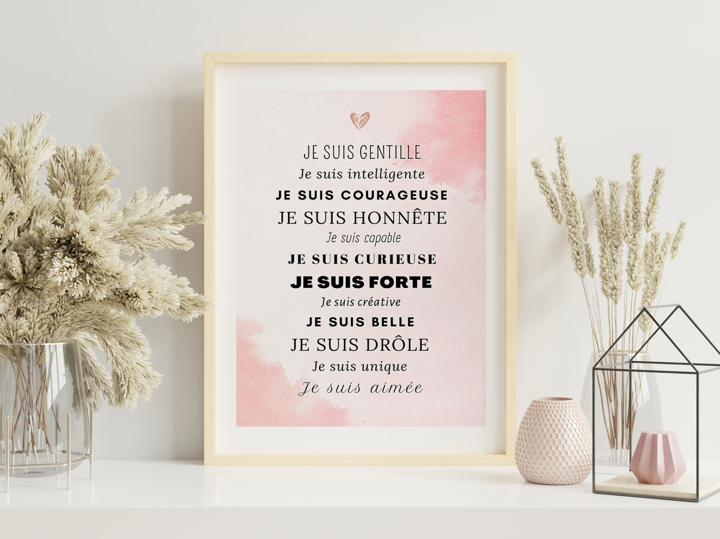 Motivation poster - positive sentences compliment - boy baby child - wall poster decoration bedroom living room customizable affirmations