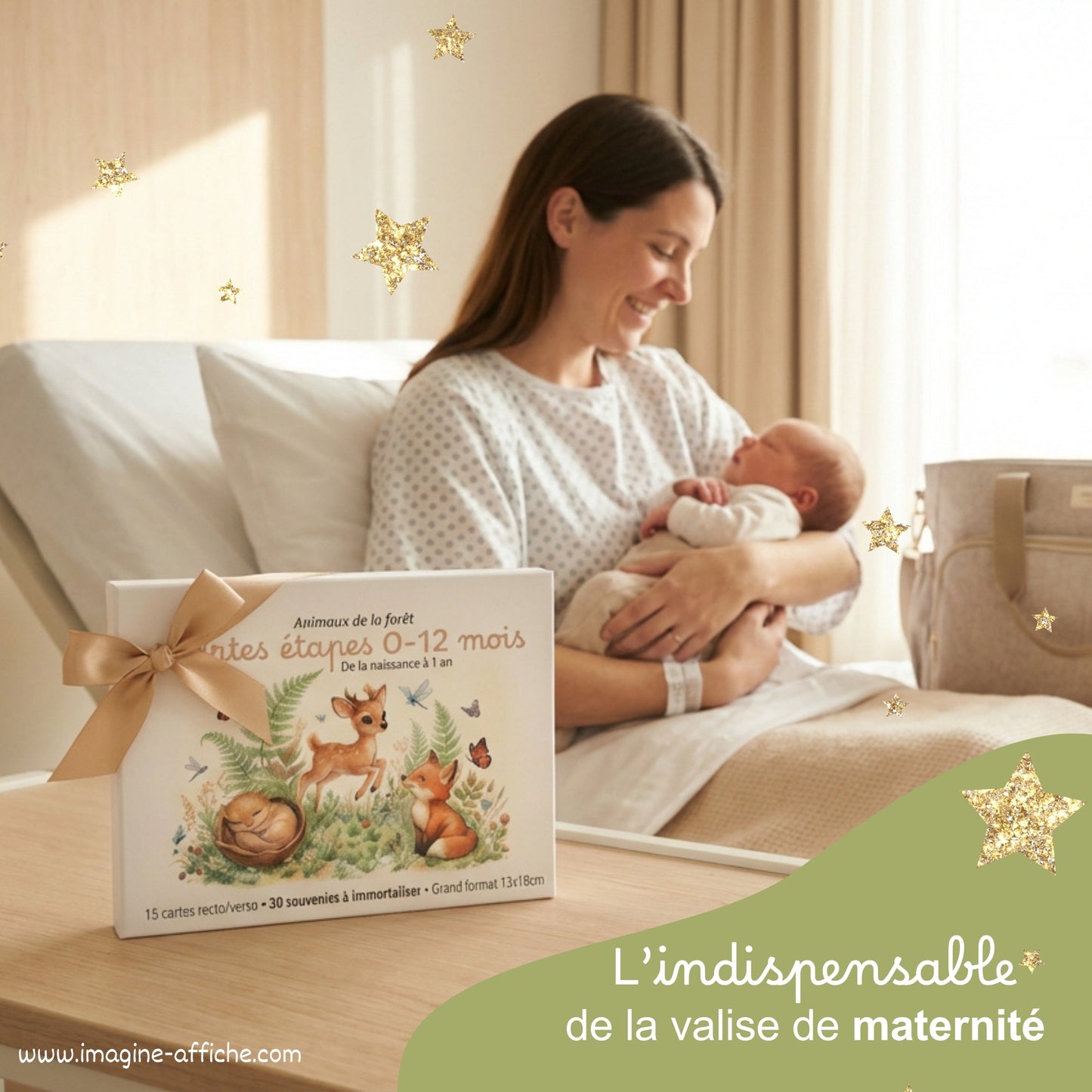 Cadeau naissance indispensable valise de maternité