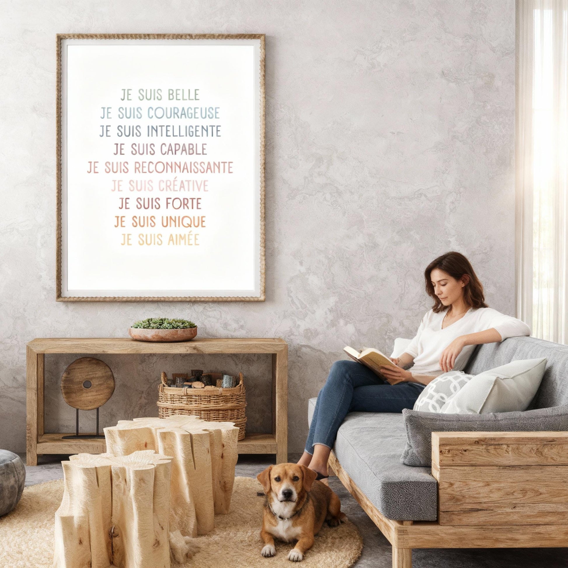 Poster Je Suis confiance en soi éducation bienveillante enfant

