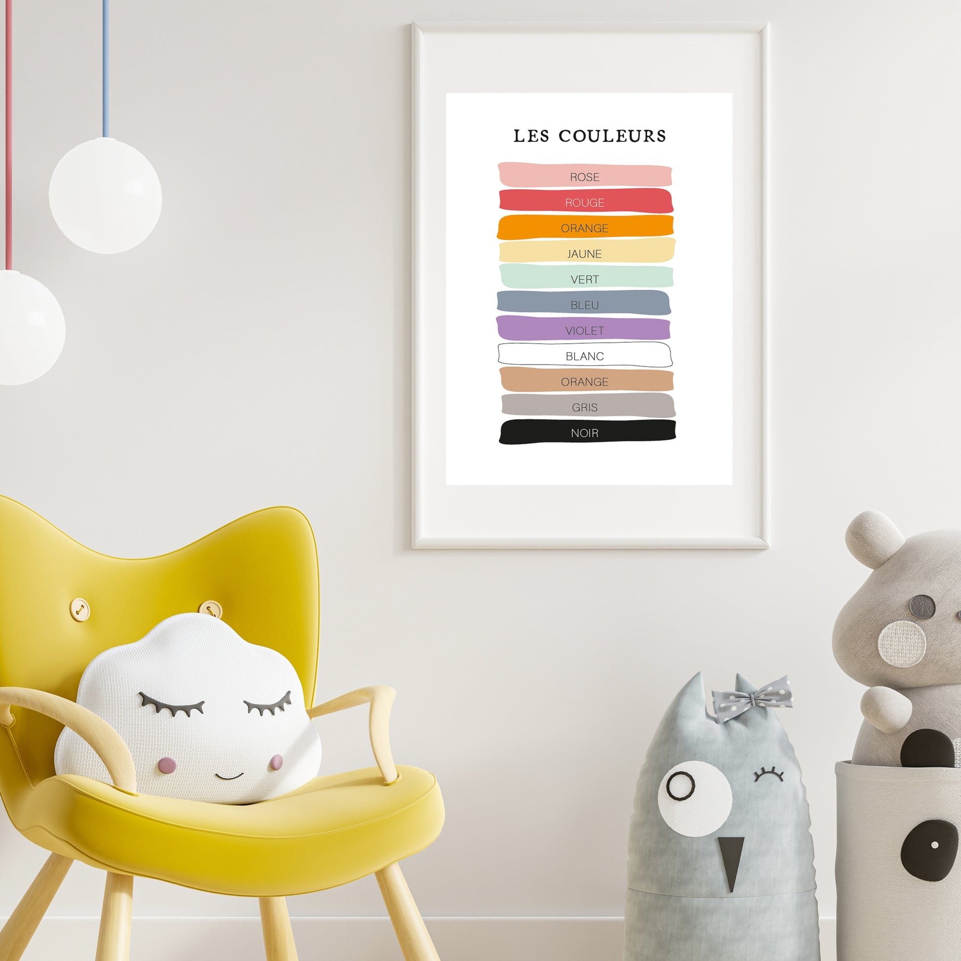 Décoration chambre enfant affiches éducatives - apprentissage ludique alphabet numéros