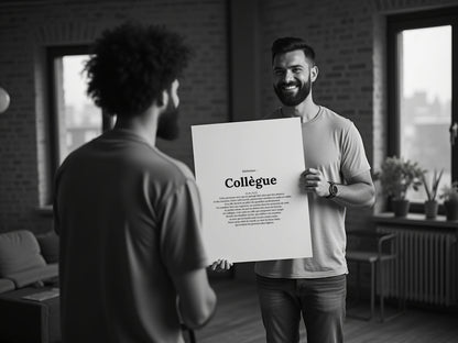 Affiche définition collègue
