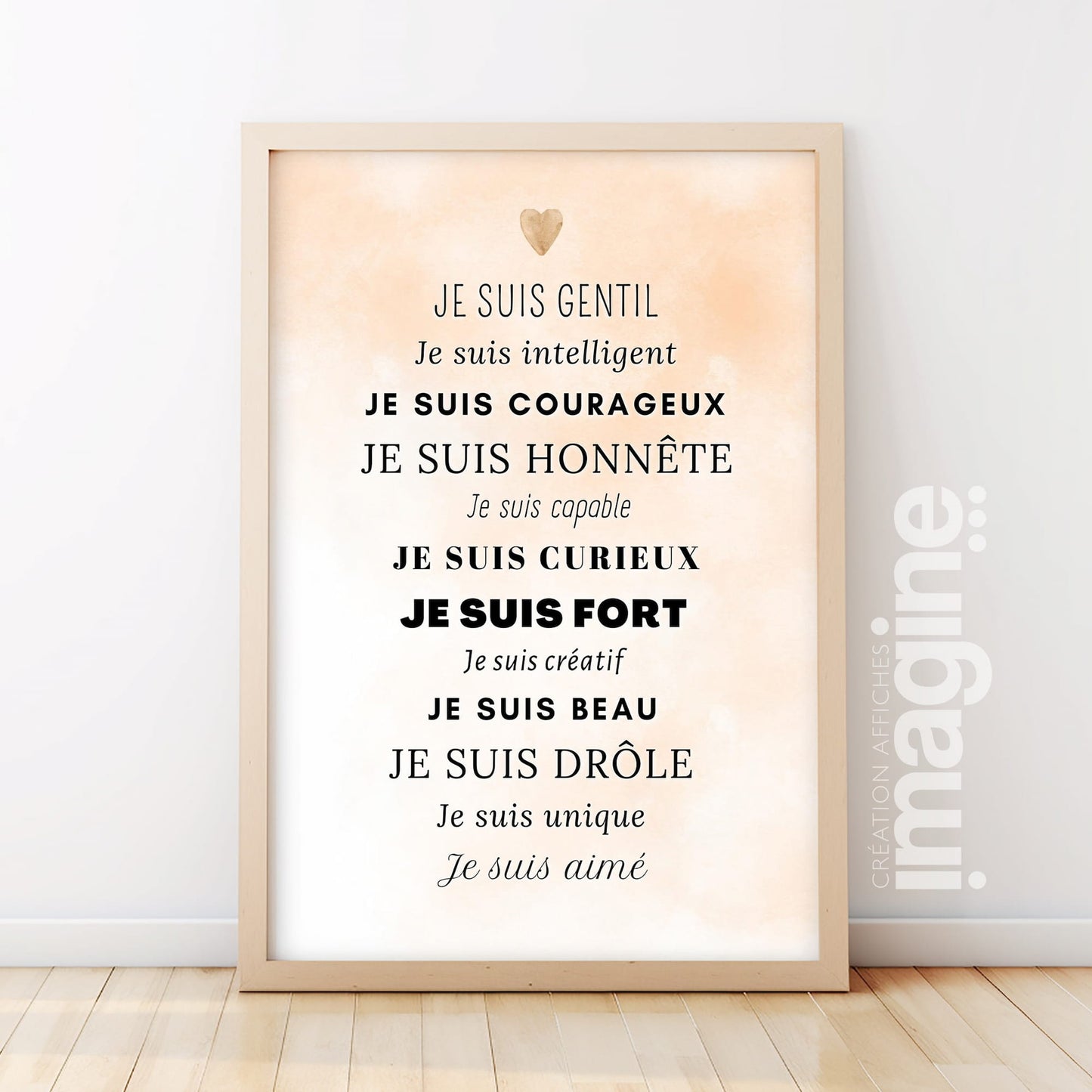 Affiche Motivation - phrases positives compliment