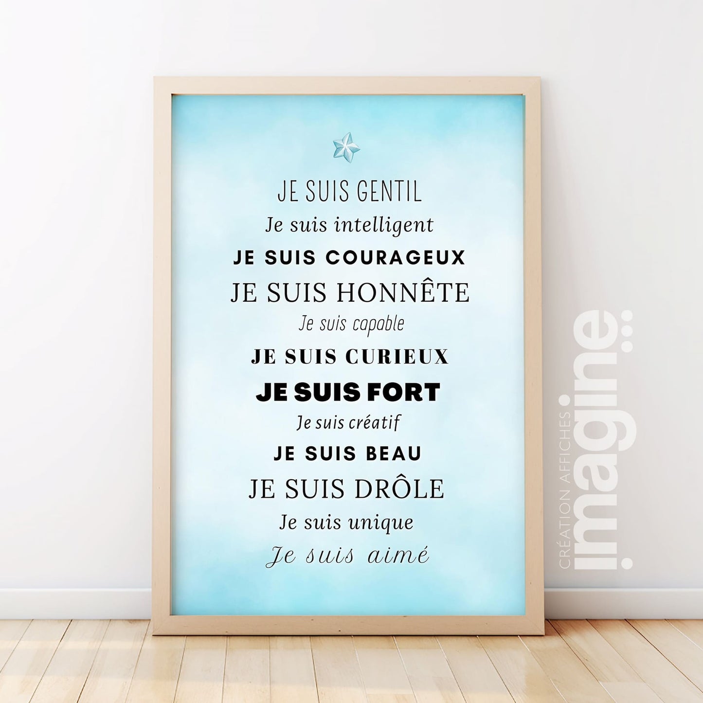 Affiche Motivation - phrases positives compliment
