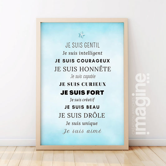 Affiche Motivation - phrases positives compliment