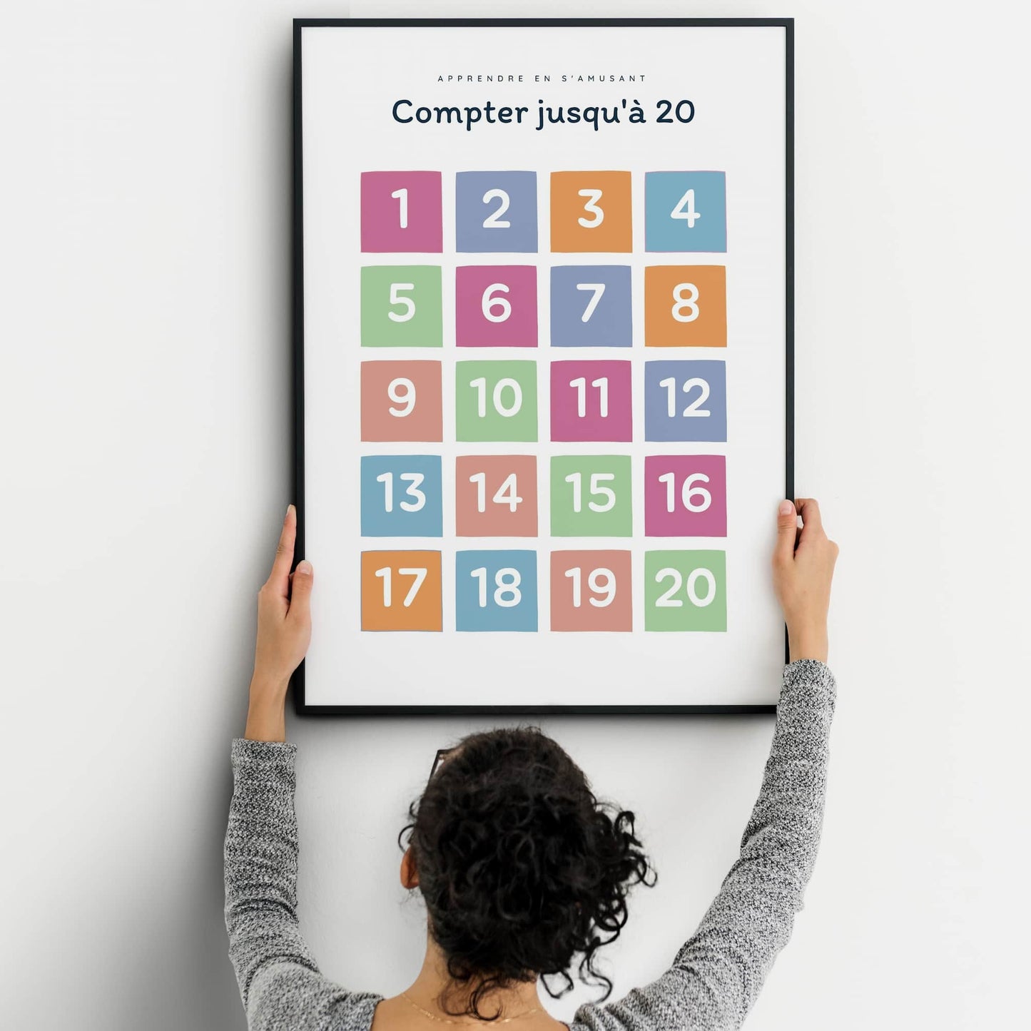 Affiche Apprendre à Compter jusqu'à 20