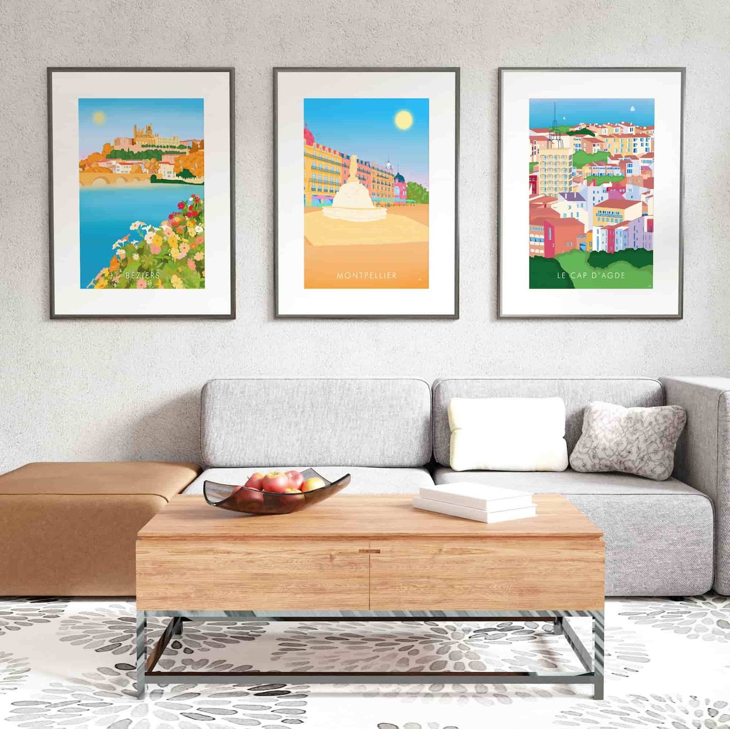 Affiche de Montpellier dans Hérault en France