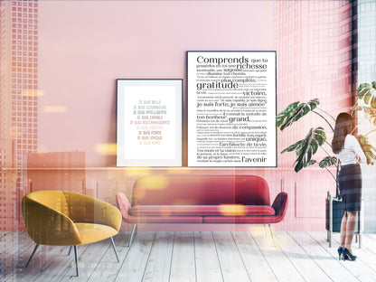 Affiche de Motivation "Richesse Intérieure"