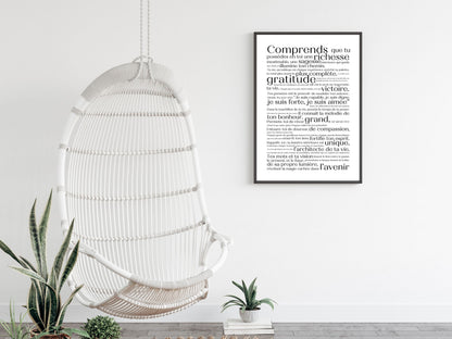 Affiche de Motivation "Richesse Intérieure"
