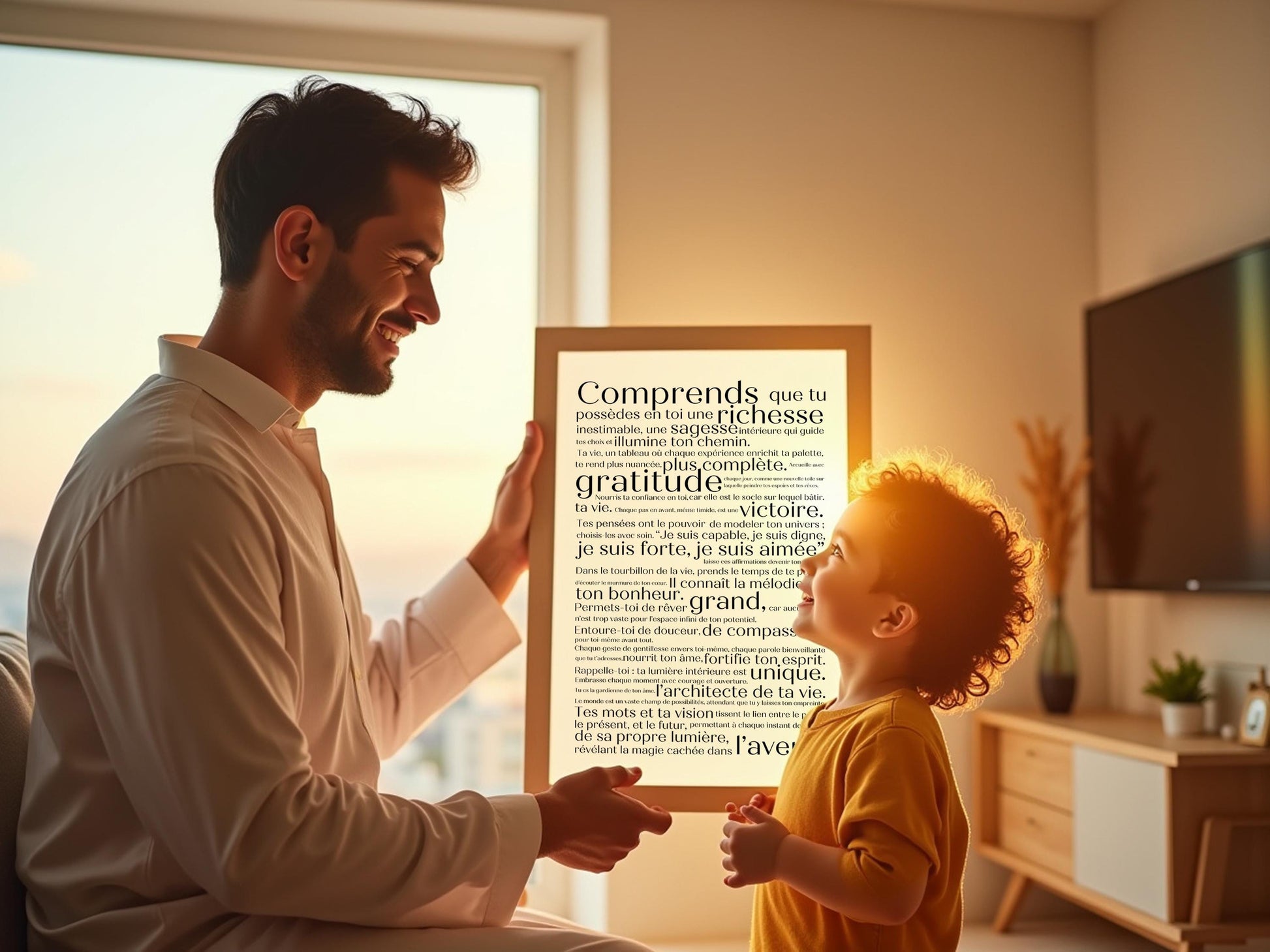 Affiche de Motivation "Richesse Intérieure"