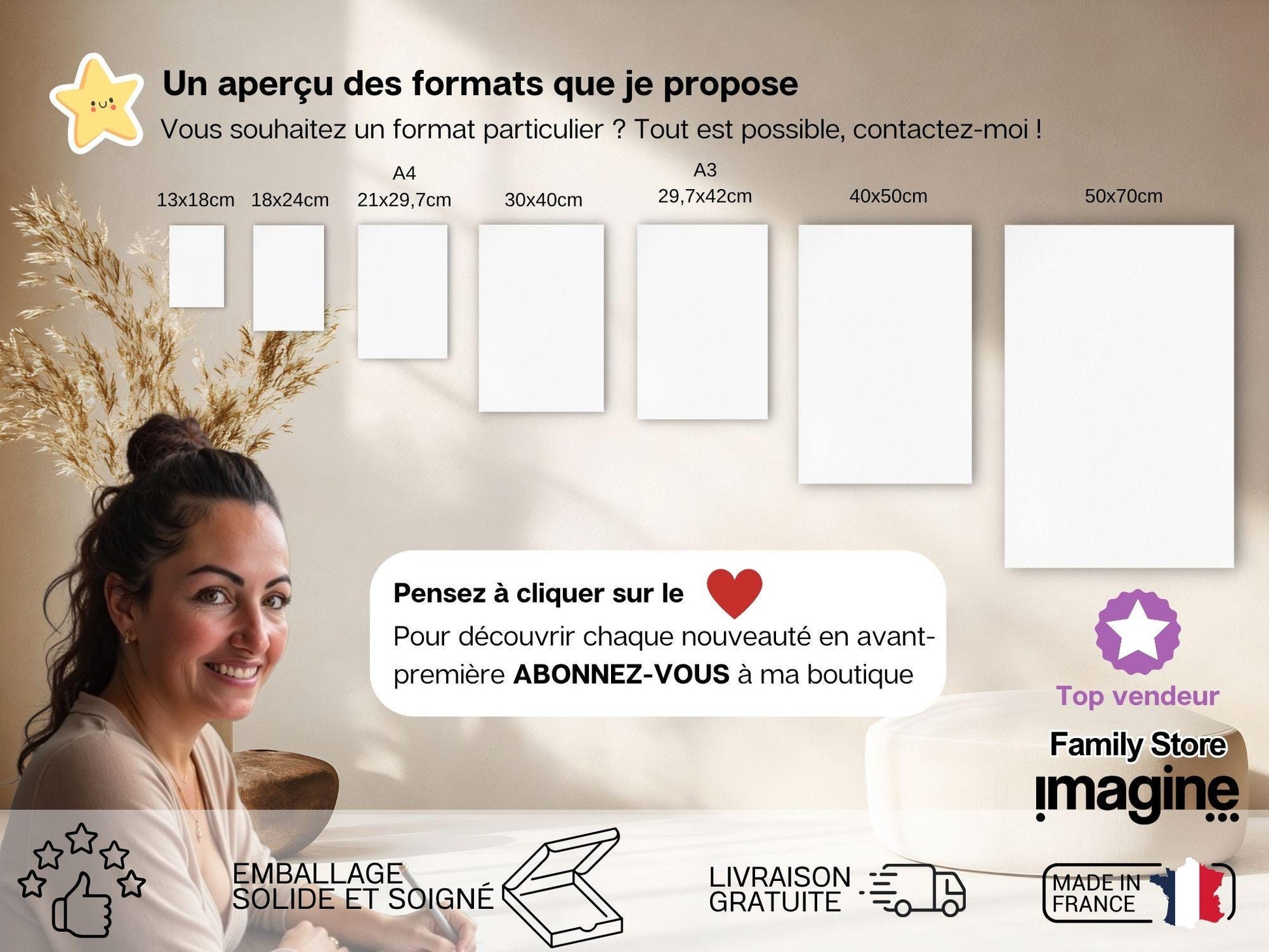 Affiche positive enfant “Tu es toi” | Poster motivationnel chambre bébé | Décoration murale éducative arc-en-ciel, baleine, fusée, nuages