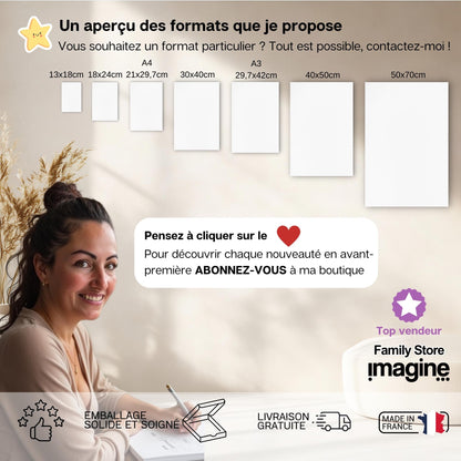Affiche "lettre à mon enfant" "à mon fils" dire je t'aime avec ce poster motivation et affirmation positive