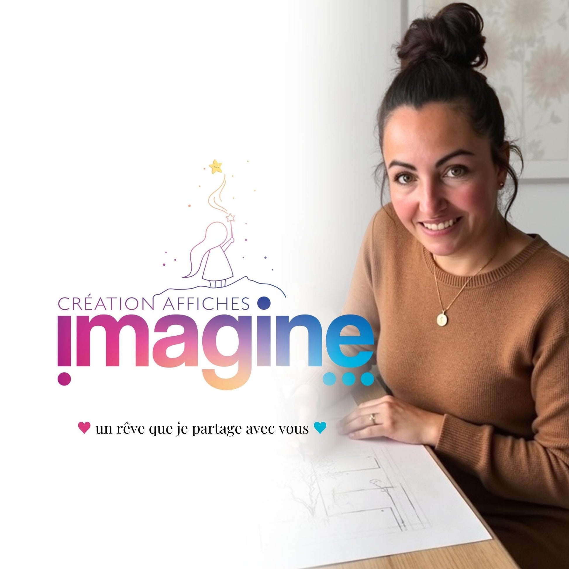 Affiche "lettre à mon enfant" "à ma fille" dire je t'aime avec ce poster motivation et affirmation positive